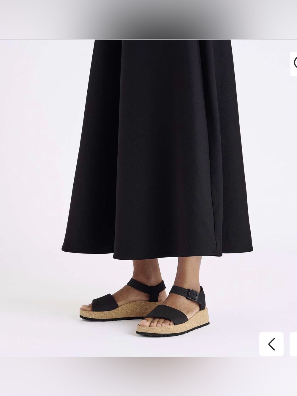 Sz 10 PAPILLIO GLENDA By BIRKENSTOCK  WOMENS WEDGES BLACK COLOR